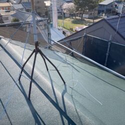 大阪市東淀川区【築25年・屋根＋外壁】スーパーガルテクトのカバー工法＋無機塗料グランセラトップで一新